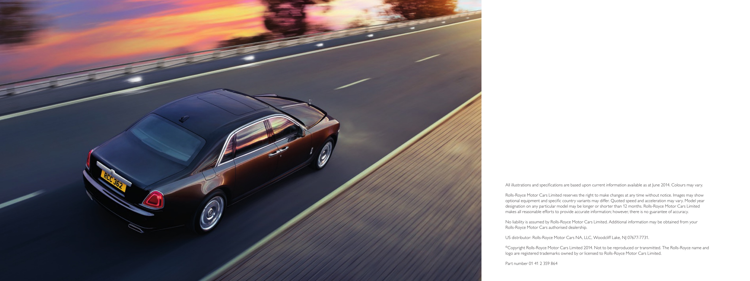2014 Rolls-Royce Silver Ghost Brochure Page 12